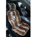 Меховая накидка на сиденье из меха Кролика с окрасом Тигр